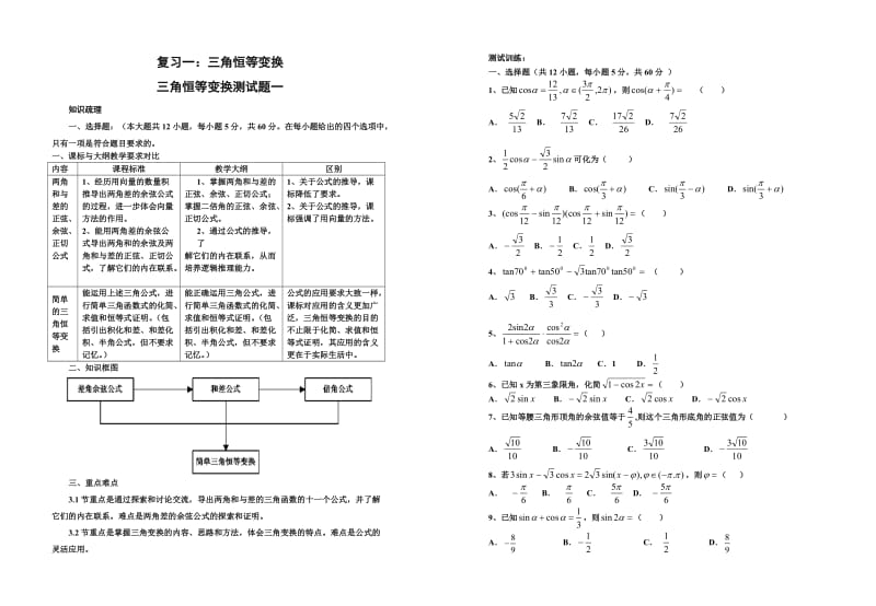 高中数学人教A版高二寒假作业.doc_第1页