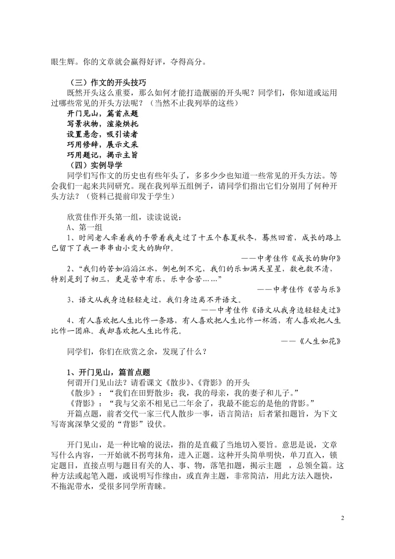 凤头靓丽文生辉教学设计.doc_第2页