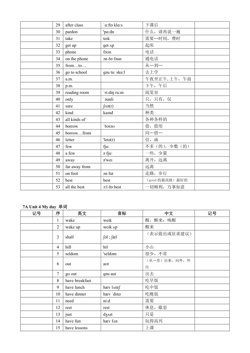 苏教版初一上册英语单词2015最新版.docx_第3页