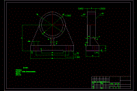 支座加工工藝及鏜直徑100內(nèi)孔夾具設(shè)計(jì)【全套含CAD圖紙、工藝工序卡說(shuō)明書(shū)】