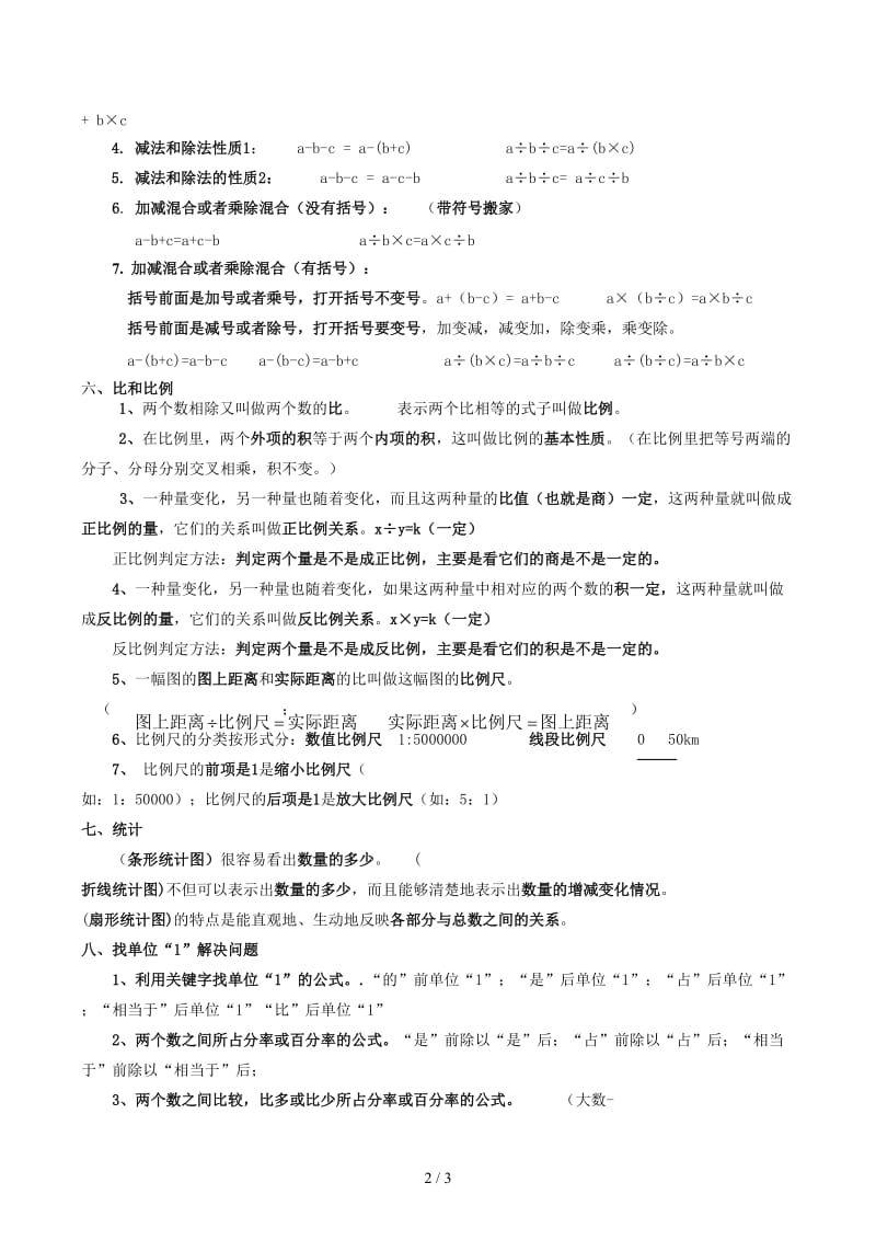 小学六年级总复习学生必备公式.docx_第2页