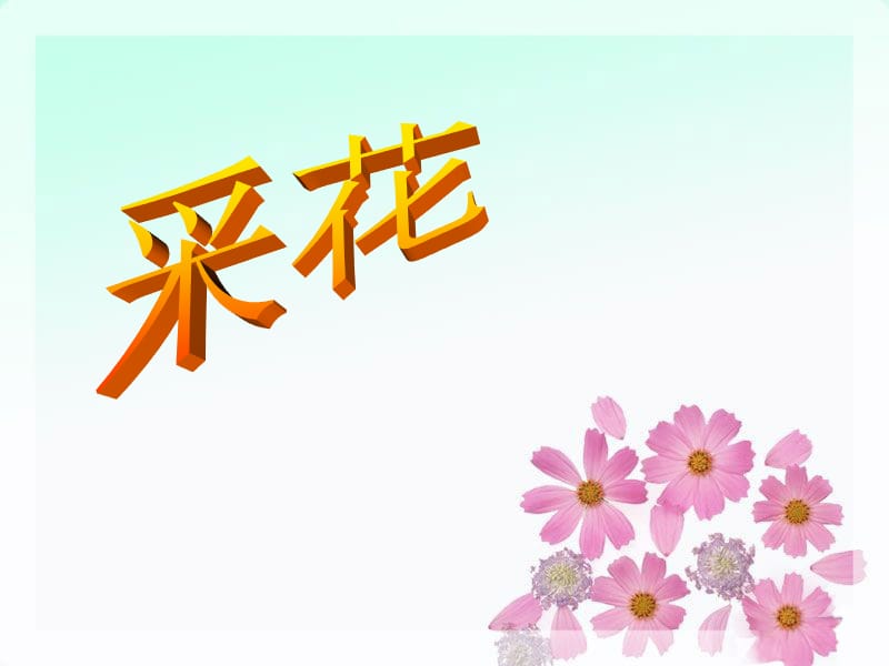 初中音乐 《采花》课件PPT课件_第2页