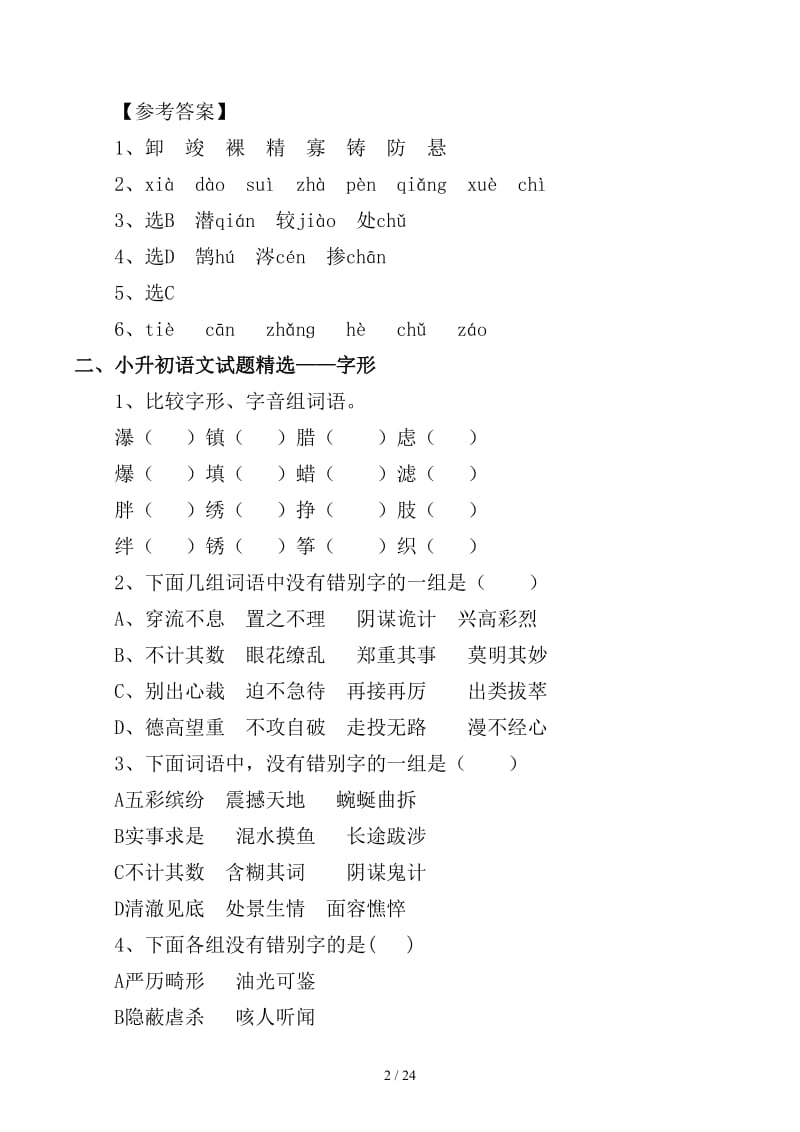 小升初语文总复习资料(2).docx_第2页