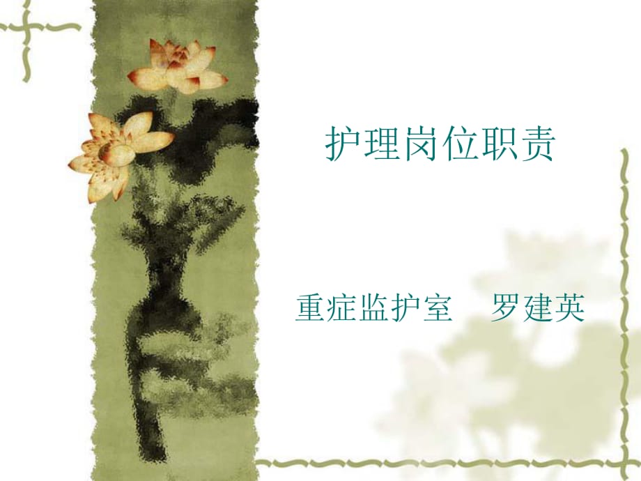 《护理岗位职责》PPT课件.ppt_第1页