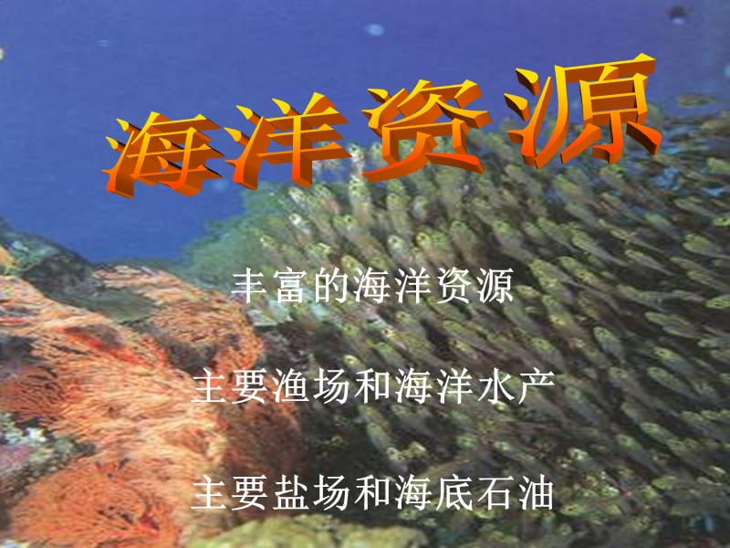 高中地理《海洋资源》课件（23张PPT）（新人教版必修1）_第2页