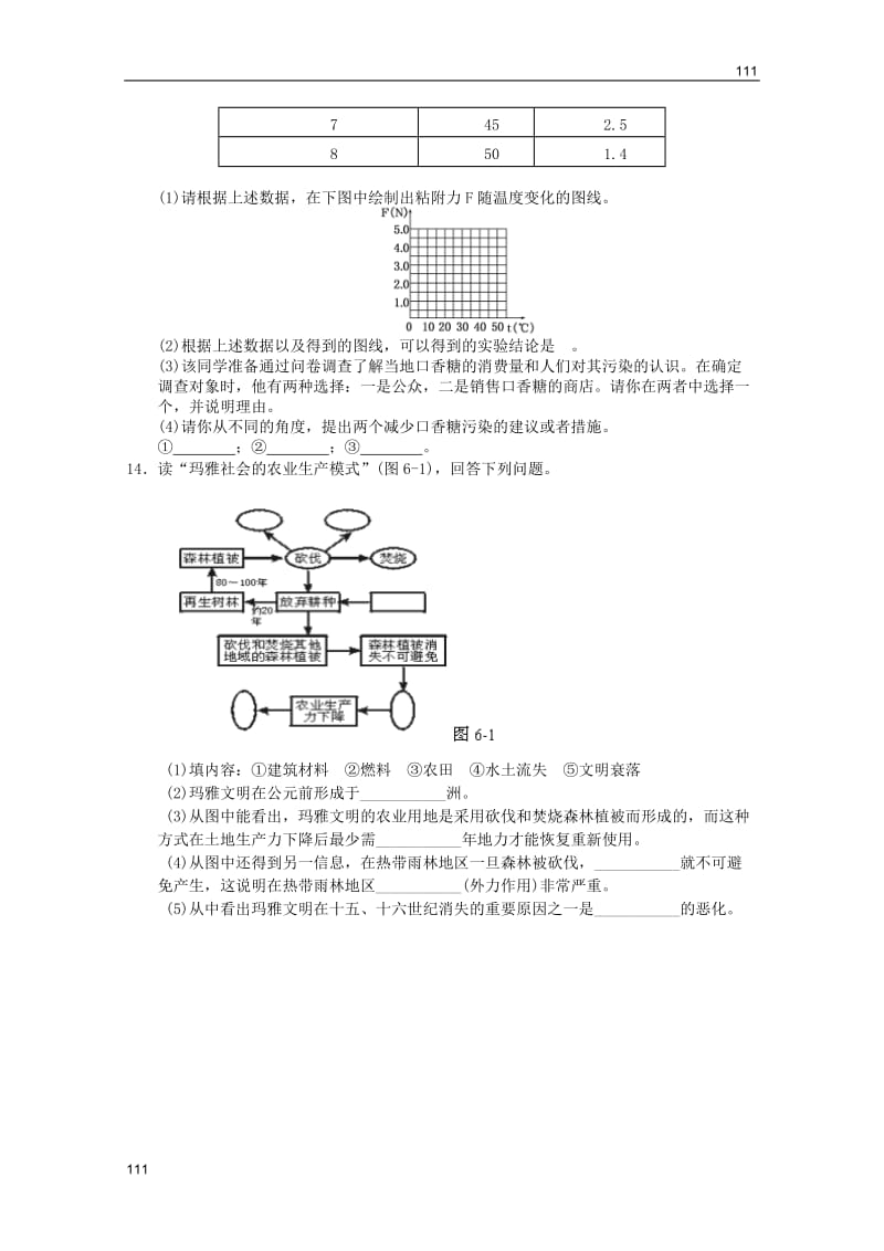 高一地理：必修二第六章人类与地理环境的协调发展单元练习7（新人教必修二）_第3页