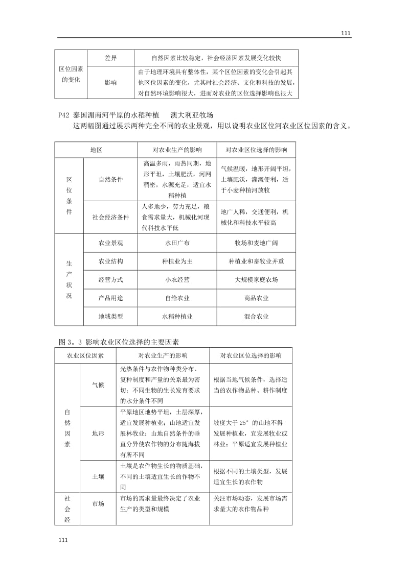 地理必修二教案：3.1农业的区位选择_第2页