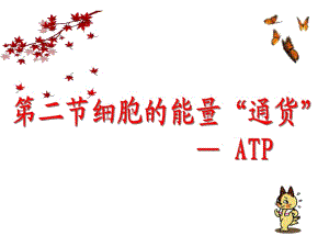 《細胞的能量“通貨”──ATP》完成.ppt