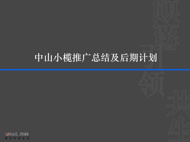 中山项目小榄城邦推广报告_第1页