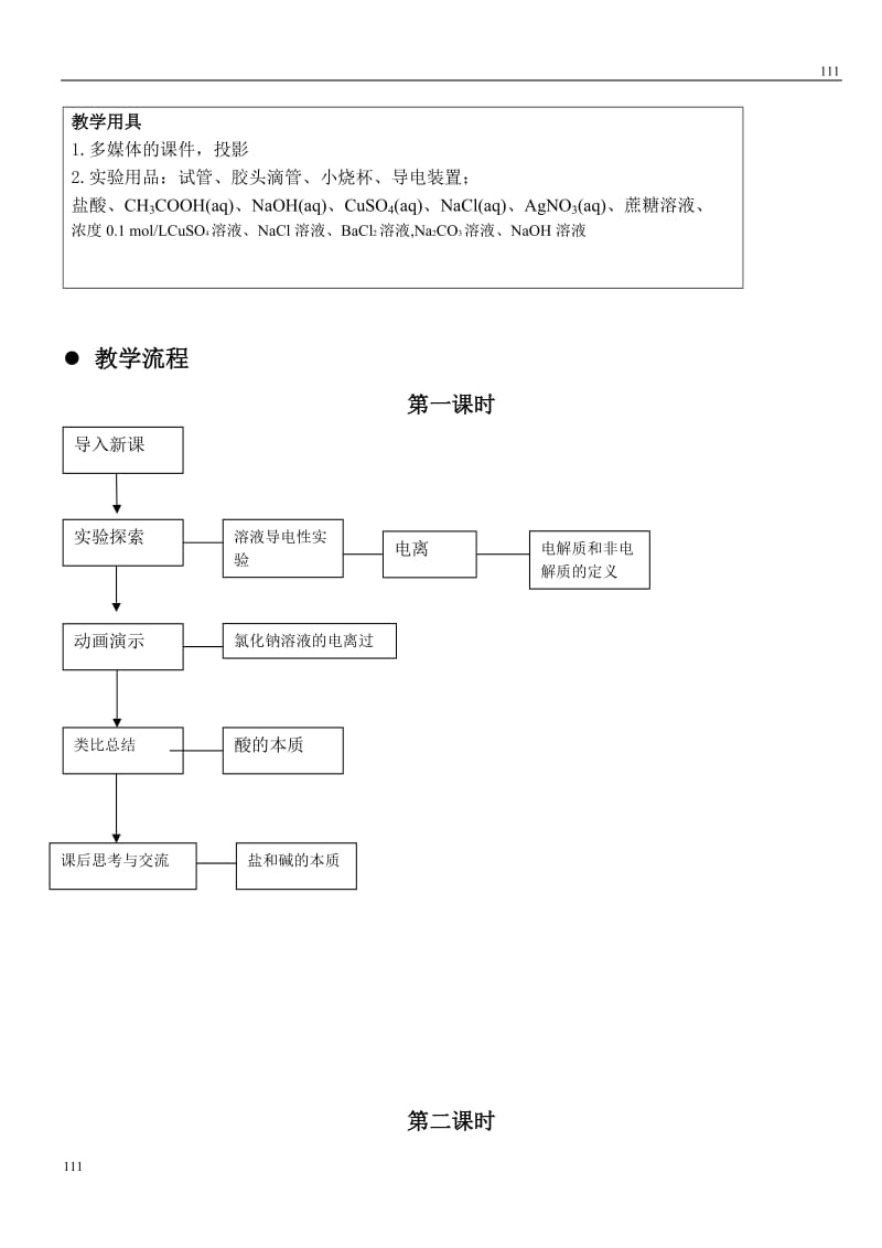 高中化学2.2《离子反应》教案39（人教版必修1）_第2页