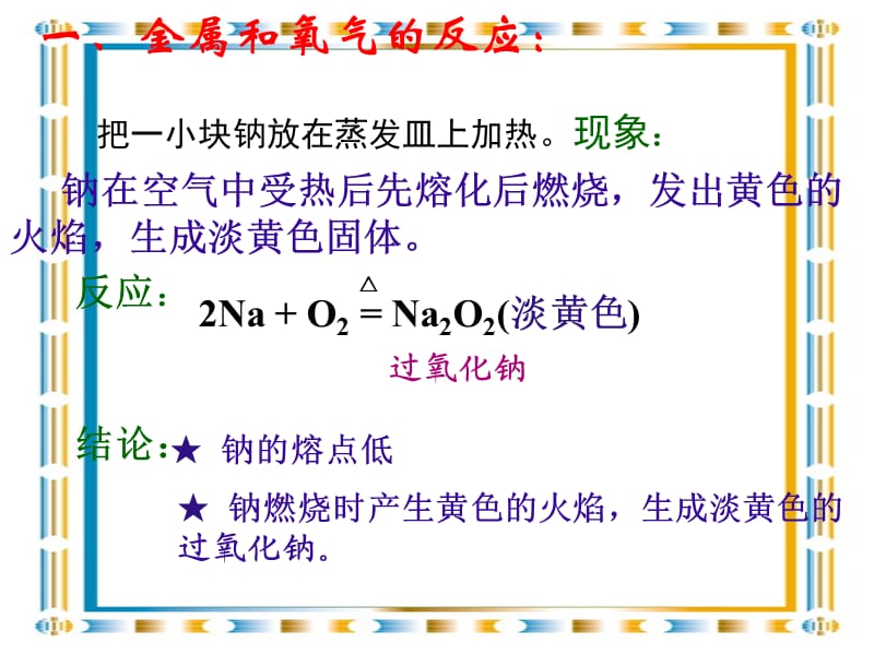 高中化学《金属的化学性质》：课件一（16张PPT）（人教版必修1）_第3页