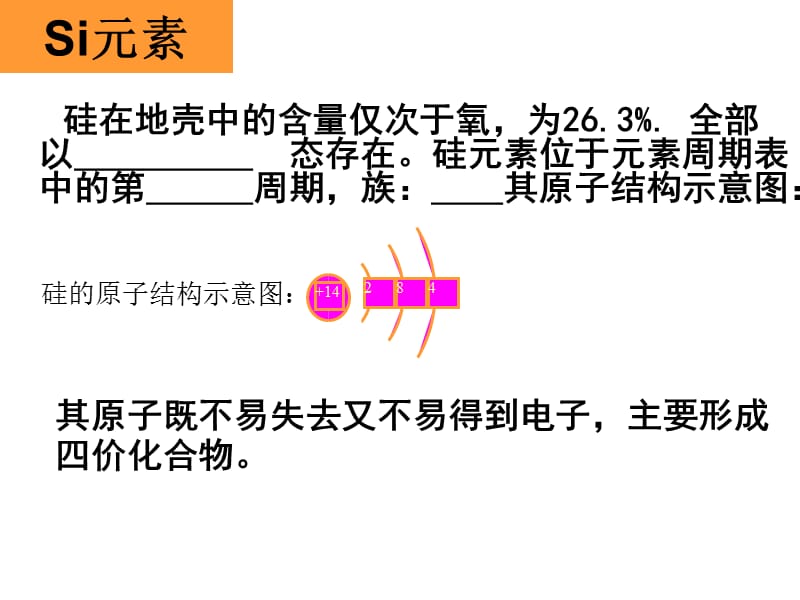 高中化学《无机非金属材料的主角硅》：课件三（19张PPT）（人教版必修1）_第3页