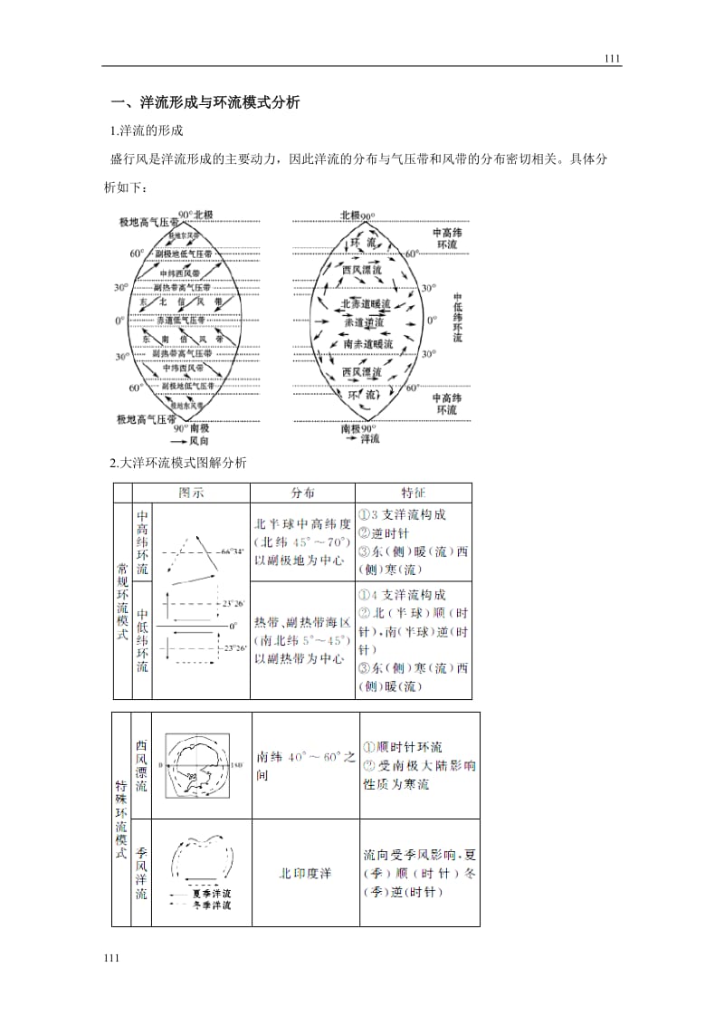 地理必修1 小专题17 海水的运动_第3页