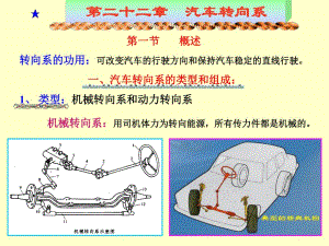 汽車構(gòu)造課件-轉(zhuǎn)向系