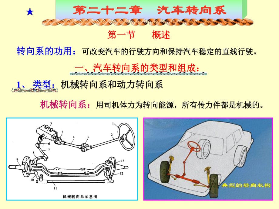 汽車(chē)構(gòu)造課件-轉(zhuǎn)向系_第1頁(yè)