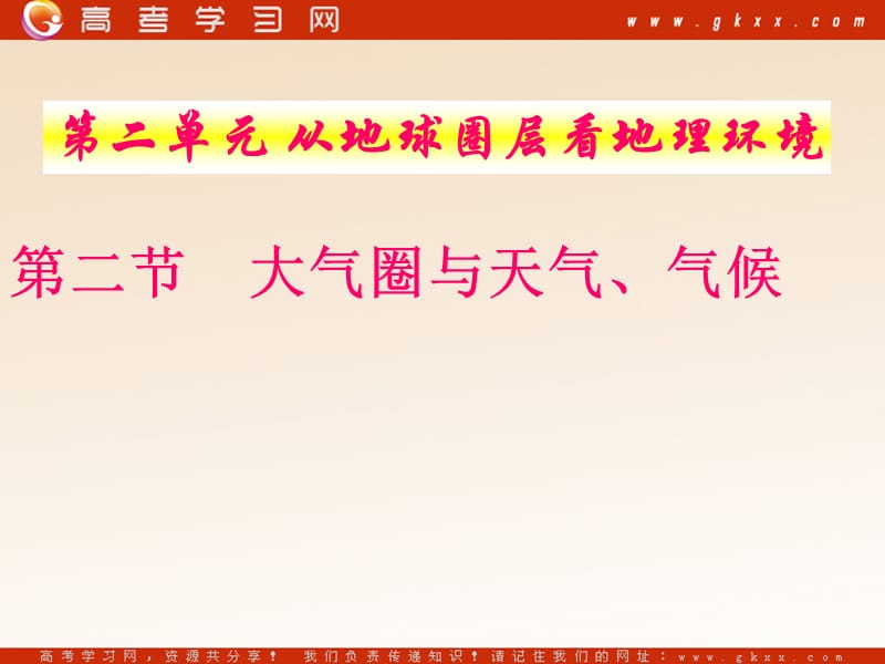 高中地理2.2《大气圈与天气、气候》课件6（51张PPT）（鲁教版必修1）_第2页