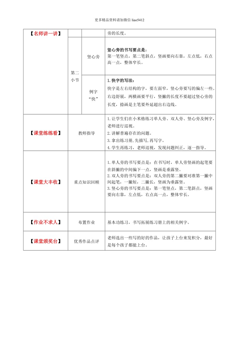 【硬笔书法教案】001高级课_第2页