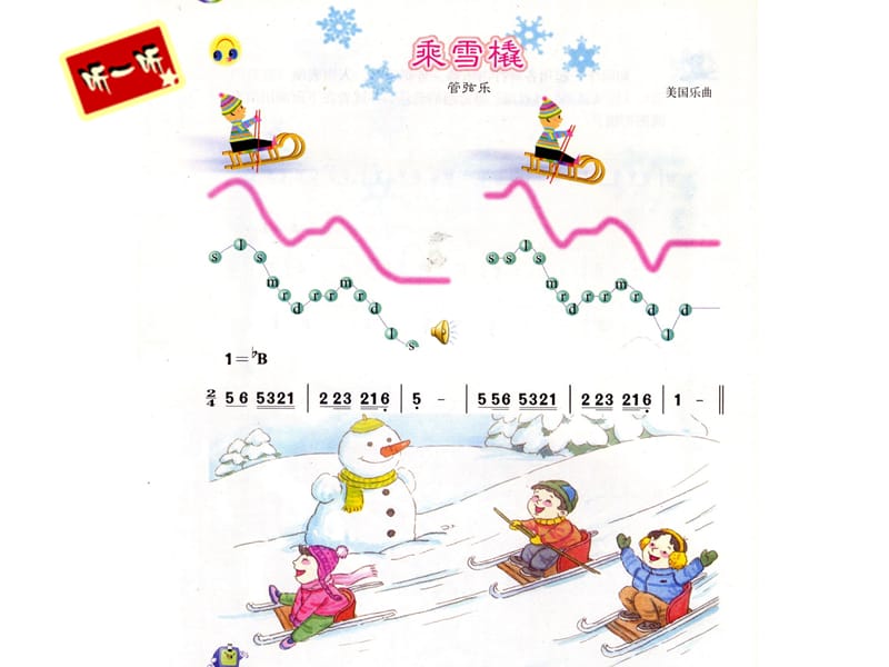 小学音乐乘雪橇 课件 (1)PPT_第3页