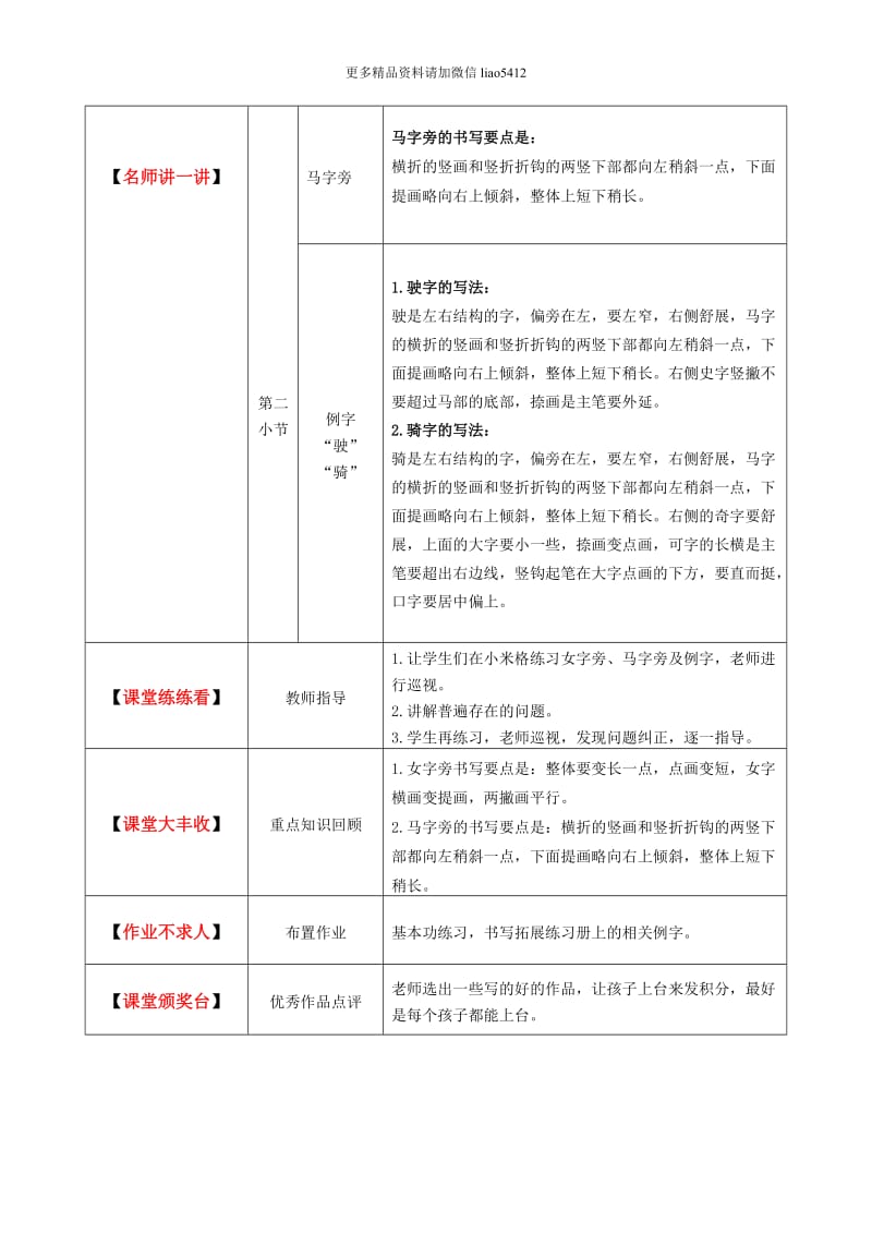 【硬笔书法教案】006高级课_第2页