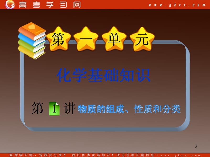 高中化学总复习课件第1单元第1讲 物质的组成、性质和分类_第2页