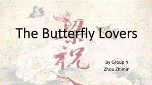 TheButterflyLovers梁祝英文