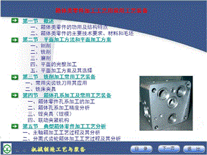 箱體類零件加工工藝及常用工藝裝備