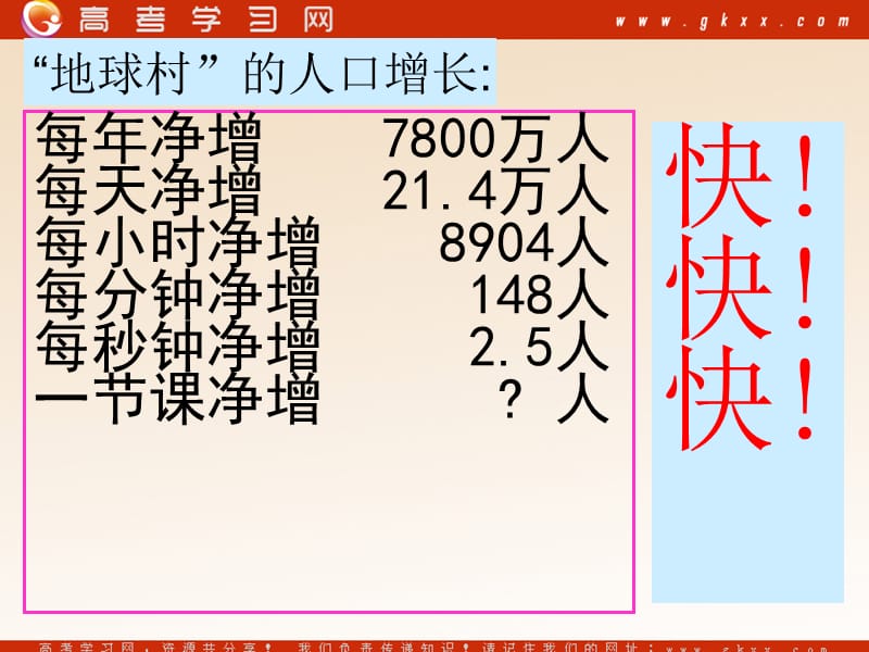 高中地理《人口增长模式》课件4（23张PPT）（湘教版必修2）_第3页