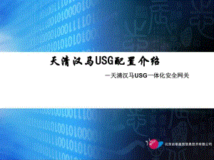 天清漢馬USG系列配置簡(jiǎn)介