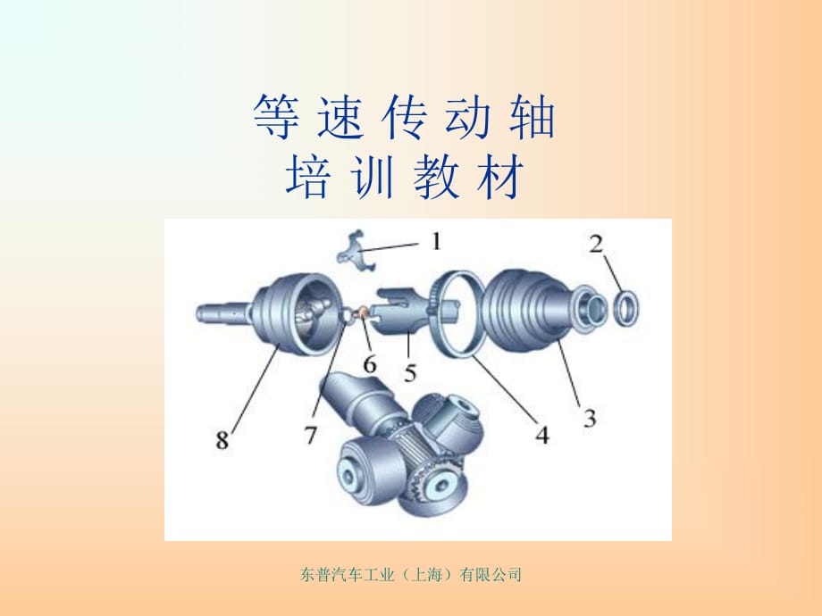 等速萬向節(jié)講義_第1頁