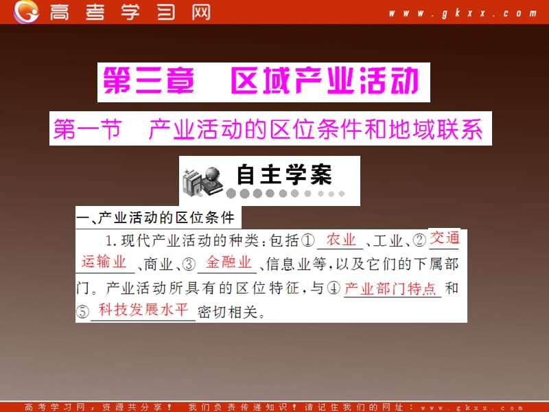 高中地理 第三章 第一节《产业活动的区位条件和地域联系》课件 湘教版必修2_第2页