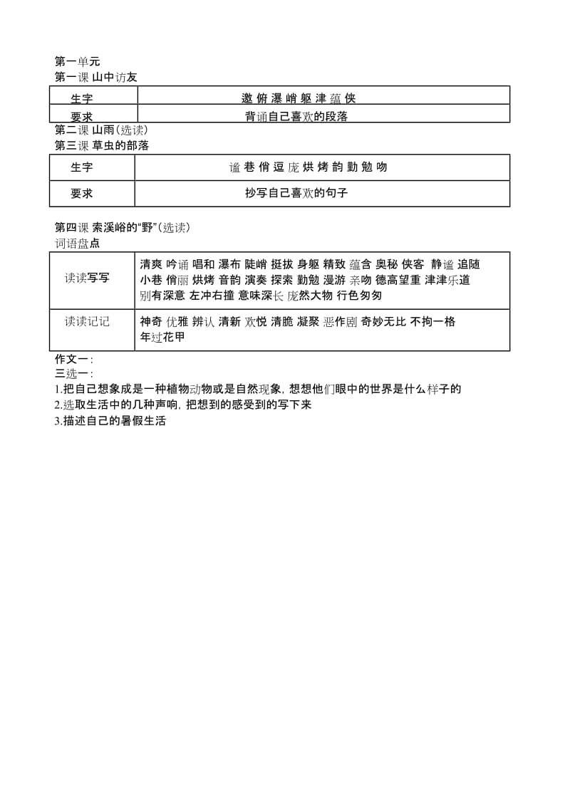 人教版小学英语六年级上册单词word_第1页