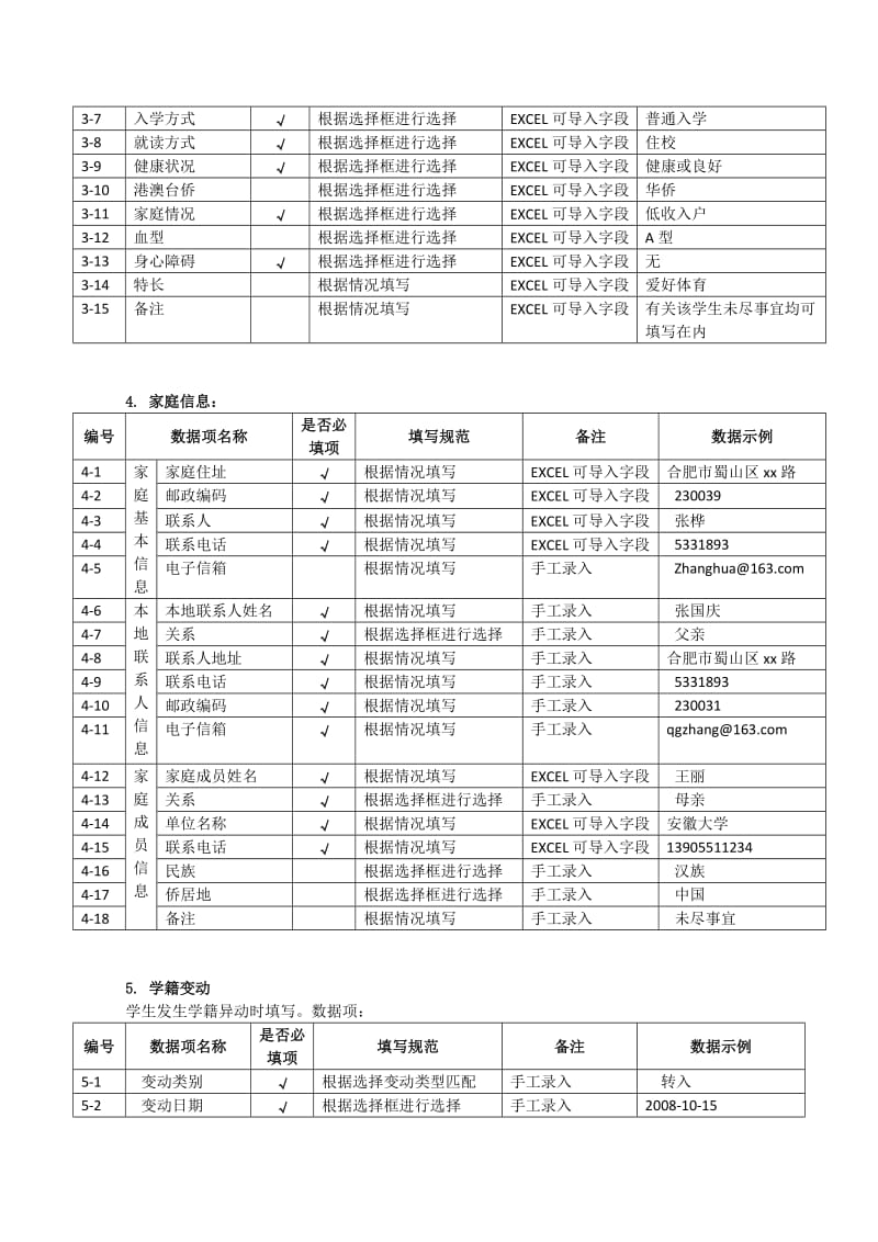 安徽省中小学学籍管理系统数据项录入规范.doc_第3页