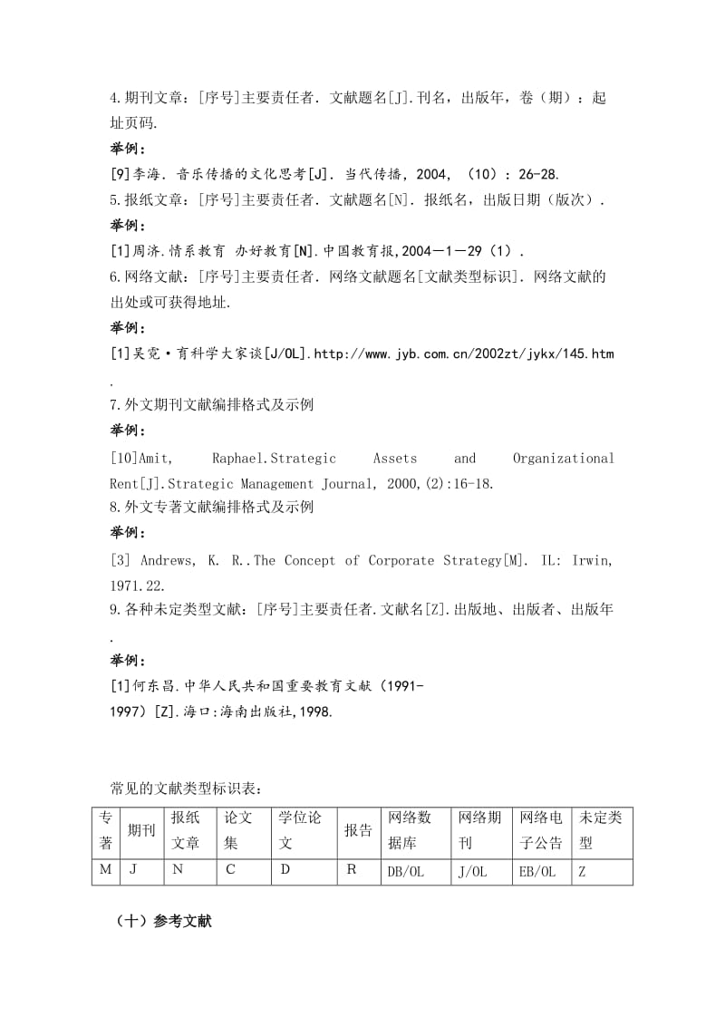 中国传媒大学毕业论文报告基本规范及格式要求.doc_第3页