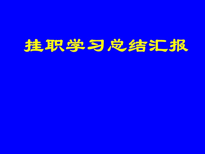 挂职学习汇报课件.ppt_第1页