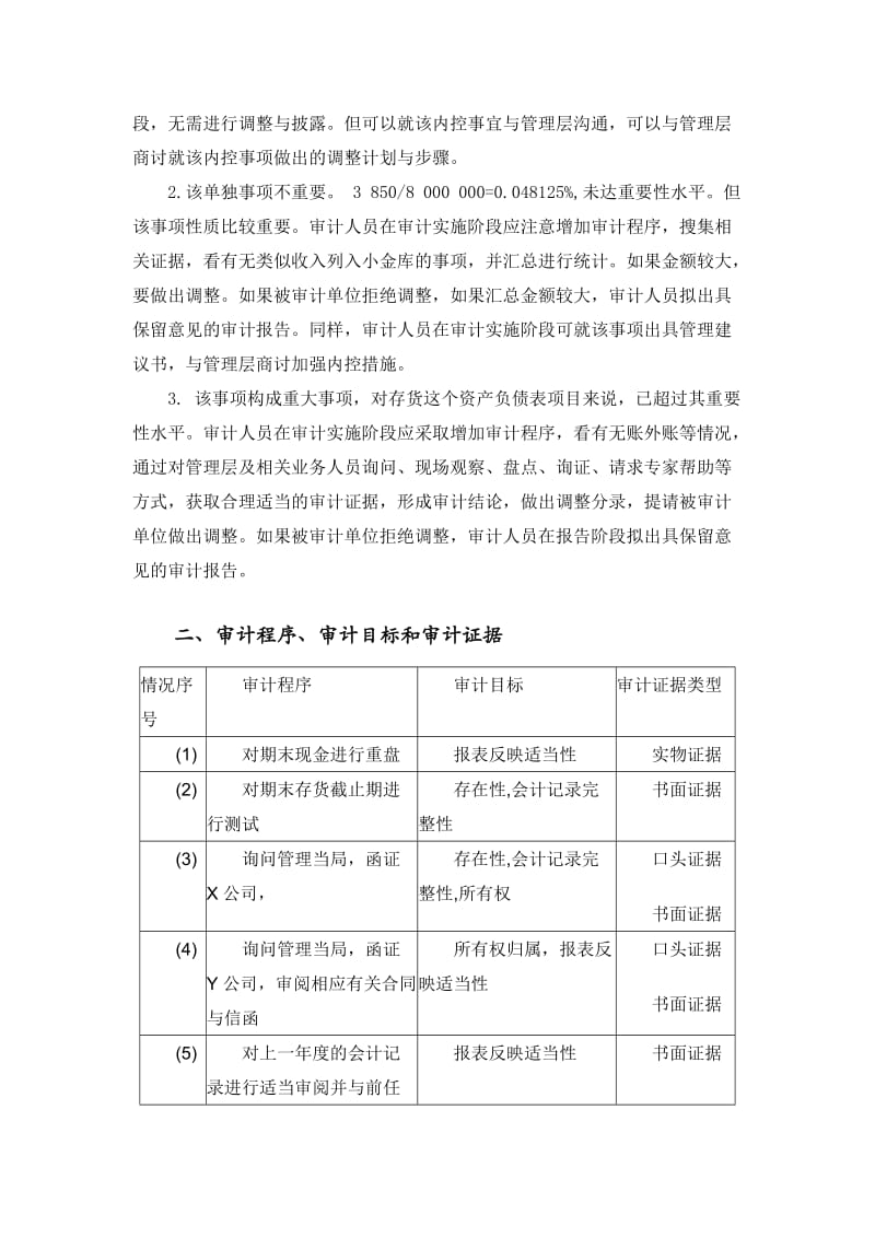 审计学案例题答案.docx_第2页