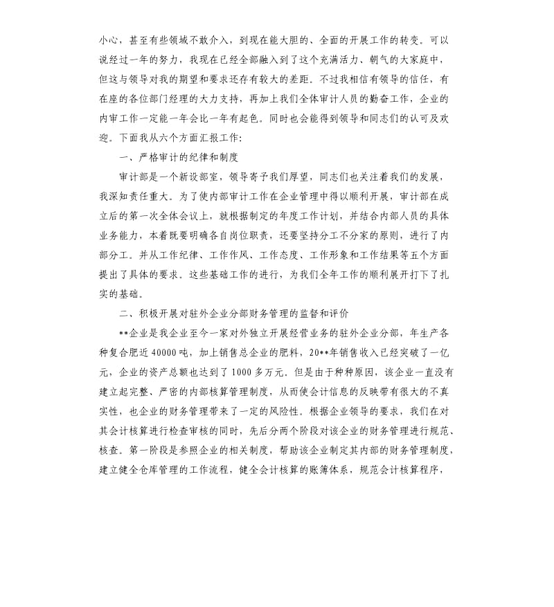 企业审计年终工作总结报告.docx_第3页