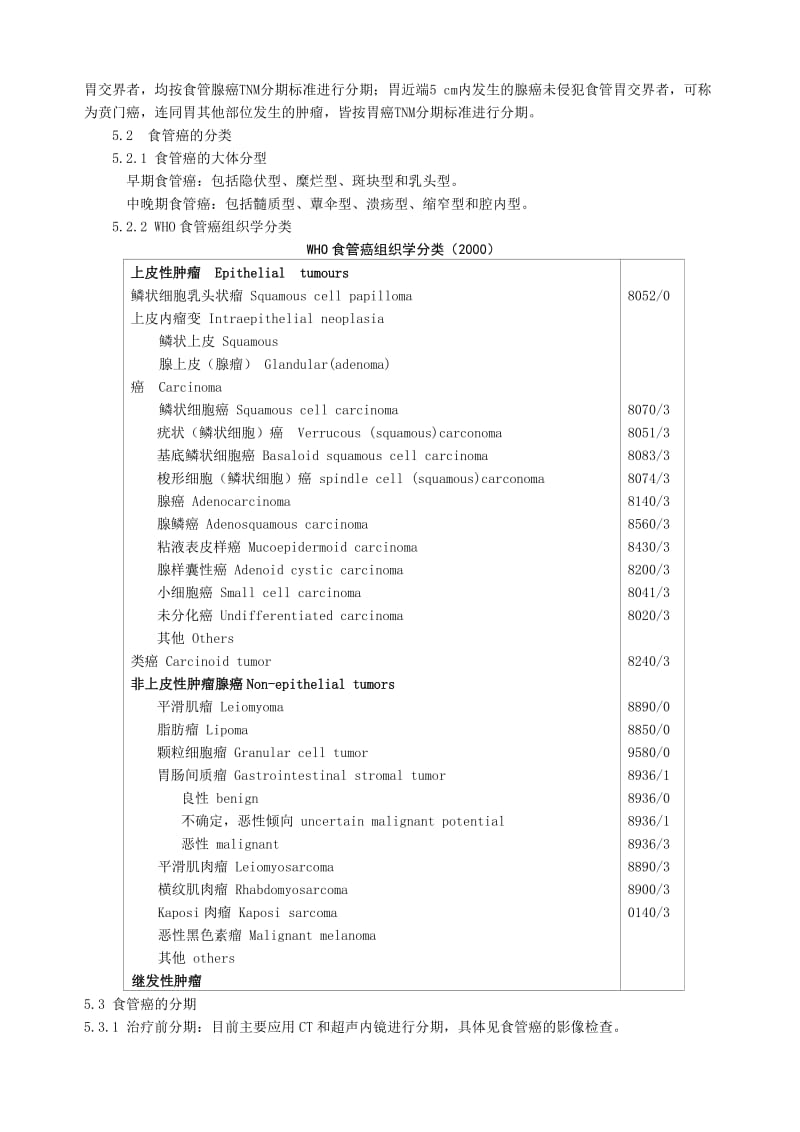 卫生部市、县级医院常见肿瘤规范化诊疗指南食管癌.doc_第3页