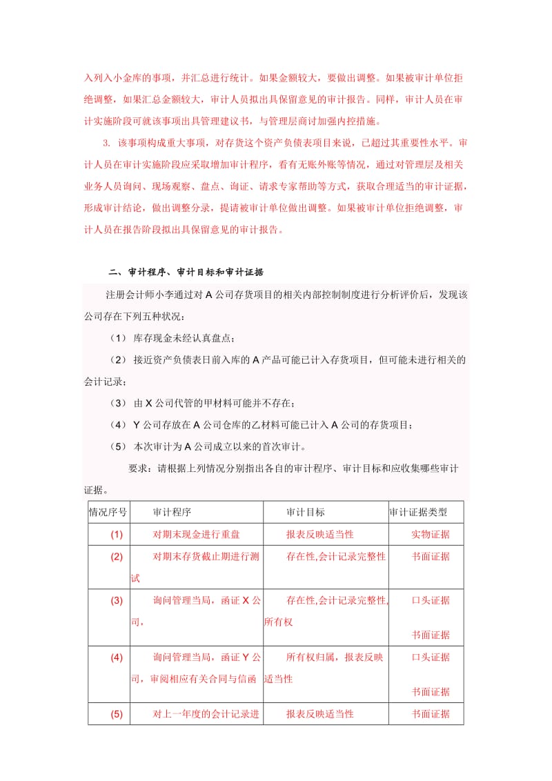 审计学案例分析题及答案.doc_第3页