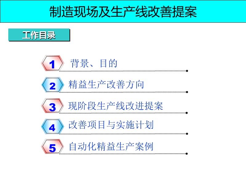 制造现场改善及生产线改造提案.ppt_第1页