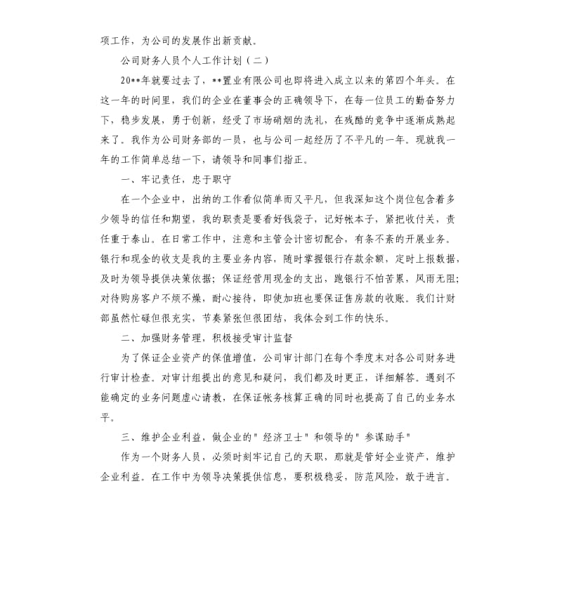 公司财务人员个人工作计划.docx_第3页