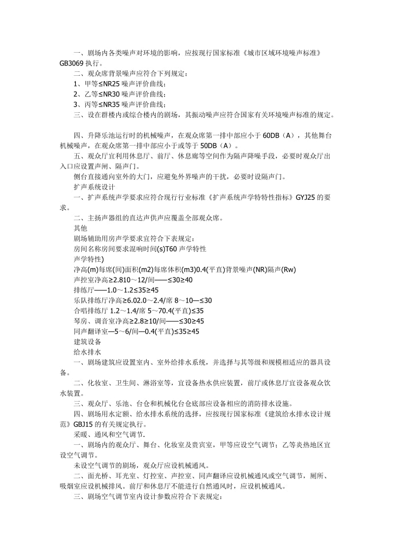 剧场建筑声学设计规范.doc_第2页