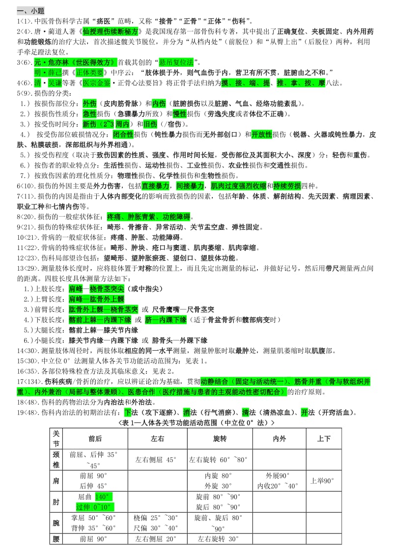 中医骨伤科重点笔记总结.doc_第1页