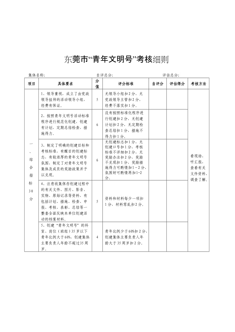 青年文明号考核细则.doc_第1页