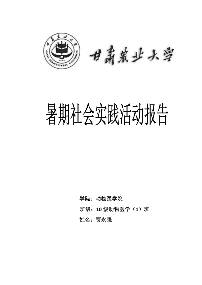 暑期社会实践活动报告.docx_第1页