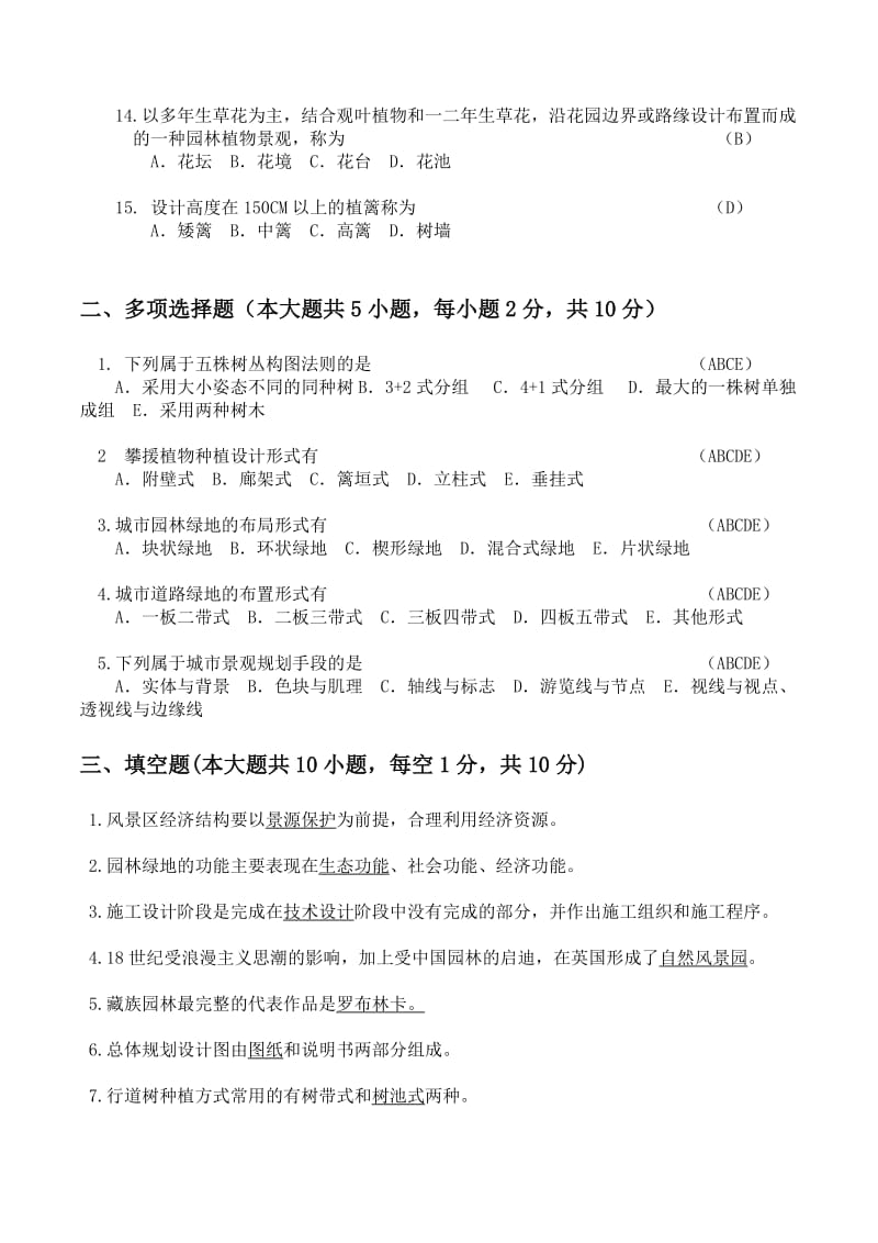 韶关学院园林规划设计复习题.doc_第2页