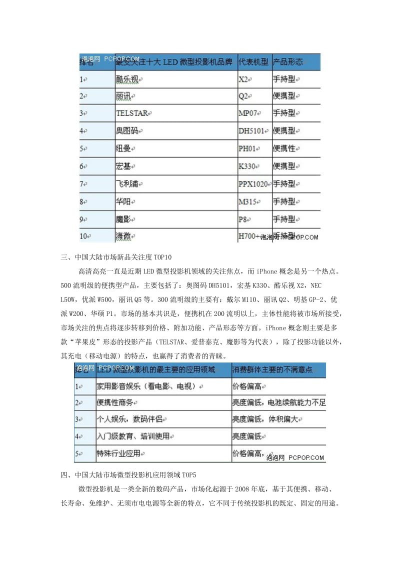 LED微型投影机市场分析报告(2012年第二季).doc_第3页