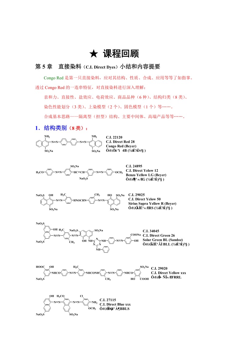 染料化学2010版第11讲5-11章分段小结Ⅱ.doc_第2页