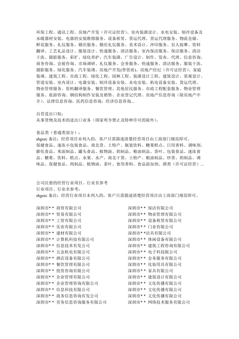 深圳公司注册规范用词-永安道.doc_第2页