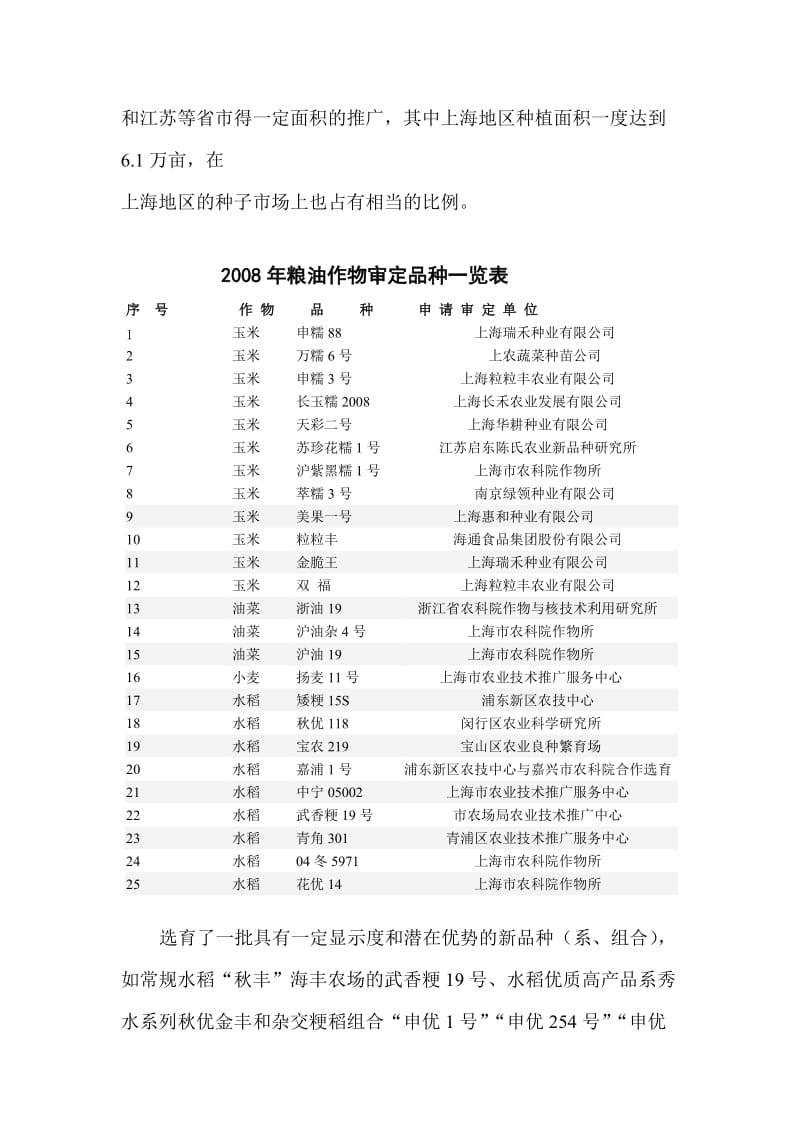 上海市粮油种子产、加、销体系情况调查报告.doc_第3页