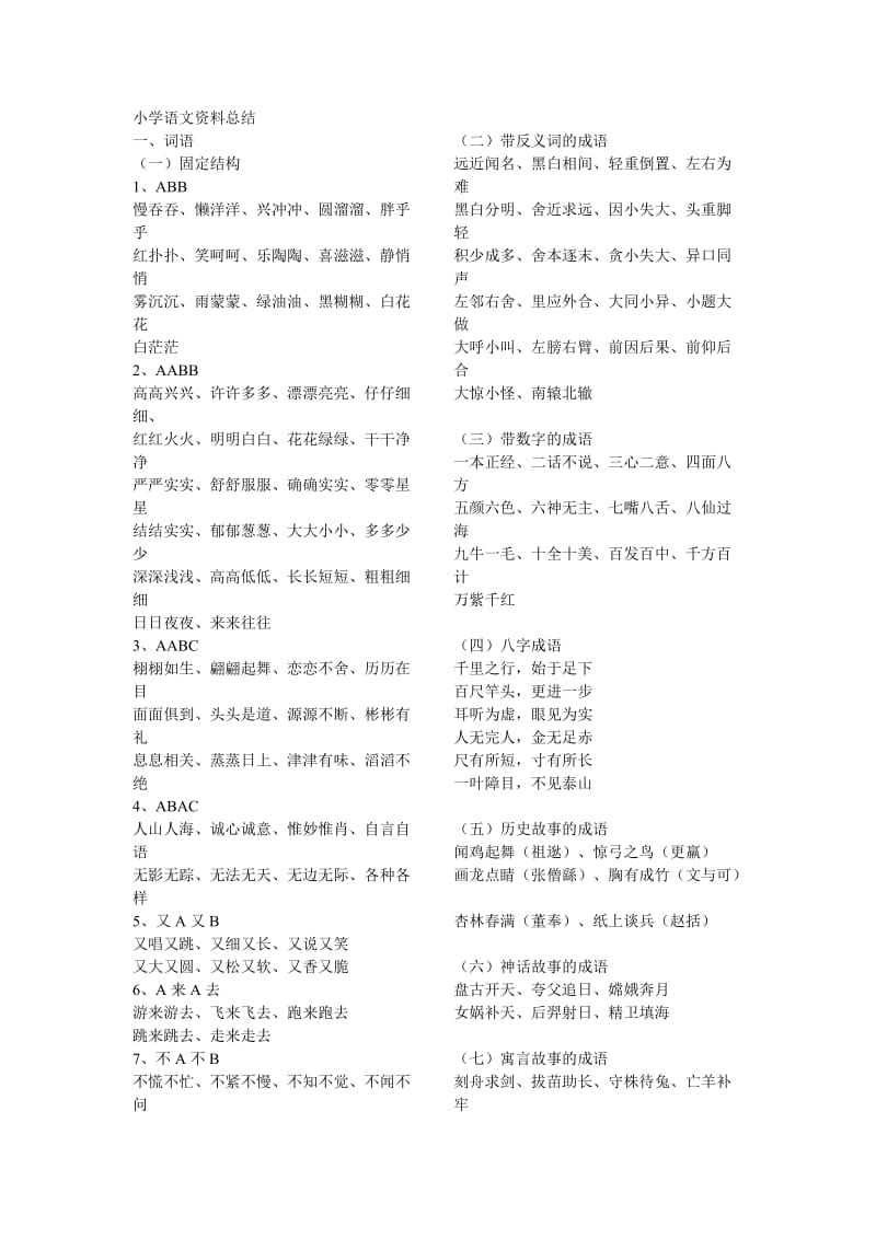 小学语文资料总结.doc_第1页